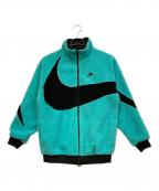 NIKEナイキ）の古着「BIG SWOOSH BOA JACKET」｜エメラルドグリーン