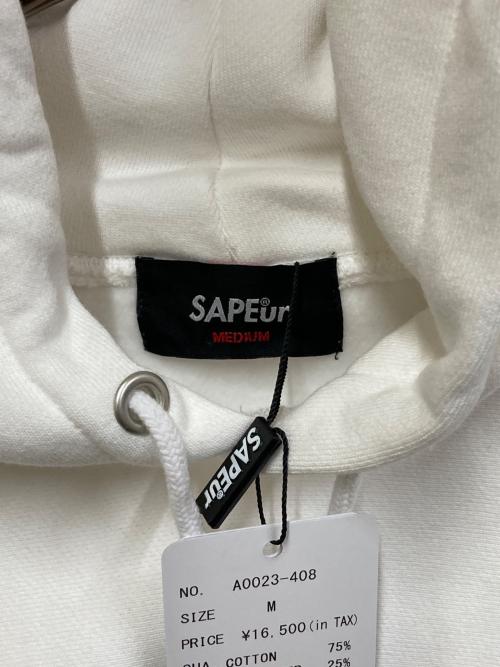SAPEur（サプール）SAPEur (サプール) パーカー ホワイト サイズ:SIZE Mの古着・服飾アイテム