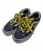 VANSバンズ）の古着「ローカットスニーカー」｜ブラック