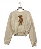 Lily Brownリリーブラウン）の古着「Lily Bear プルオーバー」｜ホワイト