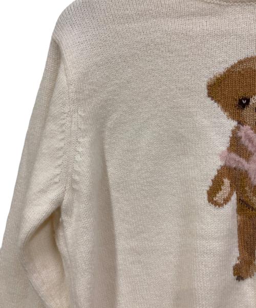 Lily Brown（リリーブラウン）Lily Brown (リリーブラウン) Lily Bear プルオーバー ホワイト サイズ:SIZE Freeの古着・服飾アイテム