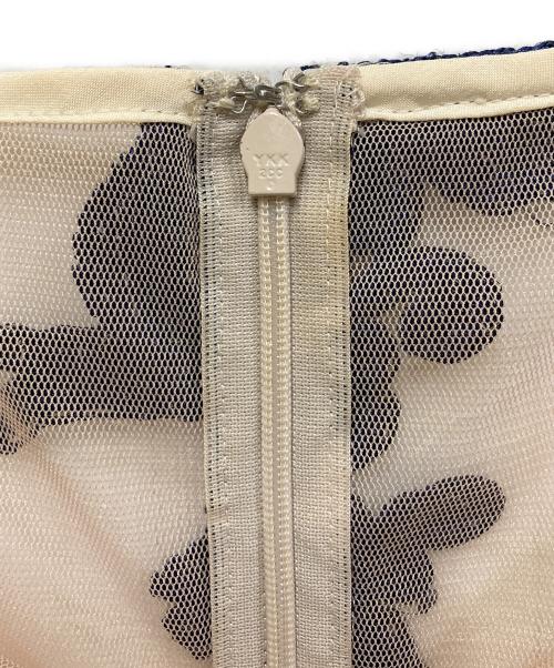 Diagram（ダイアグラム）Diagram (ダイアグラム) コードチュール刺繍タイトワンピース ベージュ サイズ:SIZE S (34)の古着・服飾アイテム