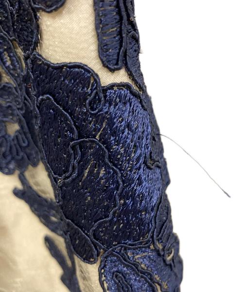 Diagram（ダイアグラム）Diagram (ダイアグラム) コードチュール刺繍タイトワンピース ベージュ サイズ:SIZE S (34)の古着・服飾アイテム