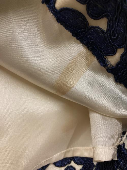 Diagram（ダイアグラム）Diagram (ダイアグラム) コードチュール刺繍タイトワンピース ベージュ サイズ:SIZE S (34)の古着・服飾アイテム