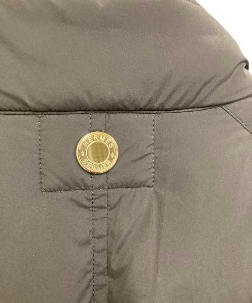 HERMES（エルメス）HERMES (エルメス) ピウミーノ ダウンジャケット ブラック サイズ:SIZE Lの古着・服飾アイテム