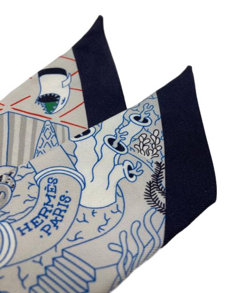 HERMES（エルメス）HERMES (エルメス) ツィリー　splash park in/gris perle  グレーの古着・服飾アイテム