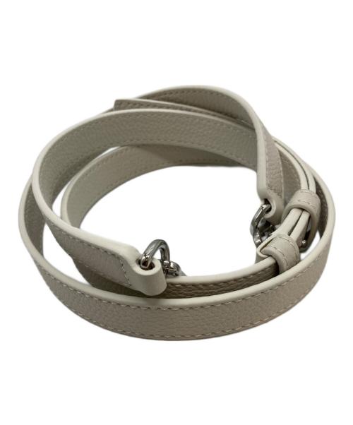 LOEWE（ロエベ）LOEWE (ロエベ) PEBBLE BUCKET BAG MINI ホワイトの古着・服飾アイテム