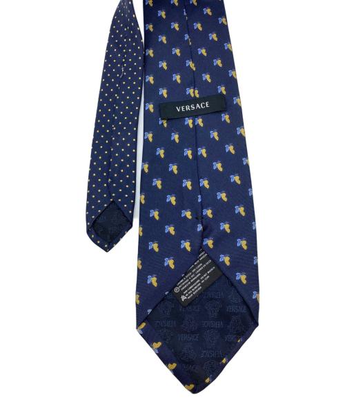 VERSACE（ヴェルサーチェ）VERSACE (ヴェルサーチェ) ネクタイ ネイビー サイズ:-の古着・服飾アイテム