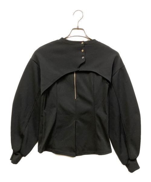 UNITED TOKYO（ユナイテッドトーキョー）UNITED TOKYO (ユナイテッドトーキョー) フロントスリットレイヤードトップス ブラック サイズ:SIZE Freeの古着・服飾アイテム