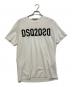 DSQUARED2（ディースクエアード）の古着「クールネックロゴT」｜ホワイト