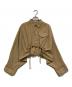 UN3D.（アンスリード）の古着「ショートギャザーシャツブルゾン」｜ベージュ