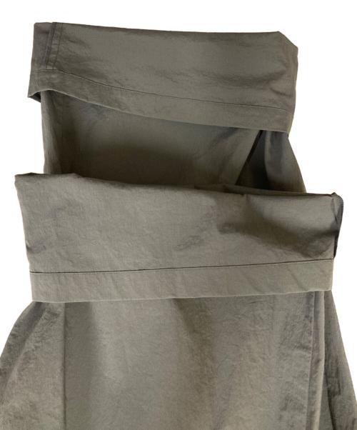 BEAUTY&YOUTH UNITED ARROWS（ビューティーアンドユースユナイテッドアローズ）BEAUTY&YOUTH UNITED ARROWS (ビューティーアンドユースユナイテッドアローズ) コットンナイロンワイドタックパンツ グレー サイズ:SIZE Lの古着・服飾アイテム