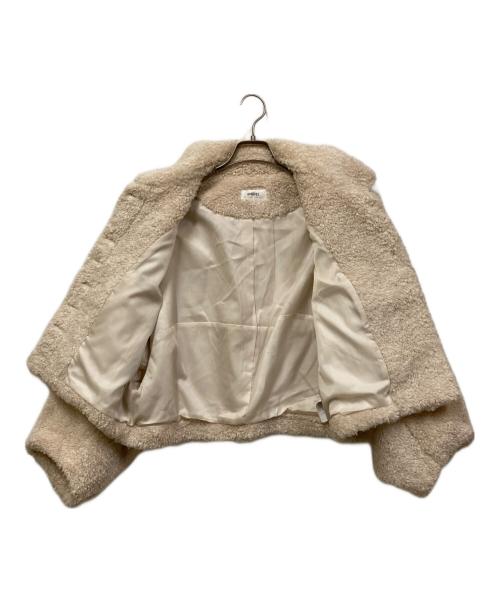 Snidel（スナイデル）Snidel (スナイデル) Sustainaボアショートコート アイボリー サイズ:SIZE Freeの古着・服飾アイテム