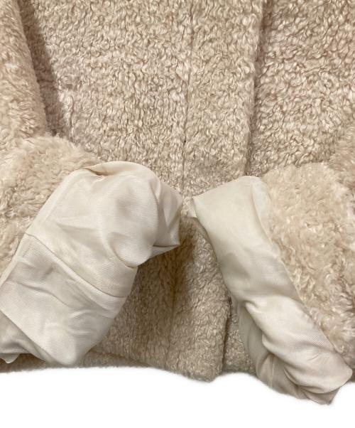 Snidel（スナイデル）Snidel (スナイデル) Sustainaボアショートコート アイボリー サイズ:SIZE Freeの古着・服飾アイテム