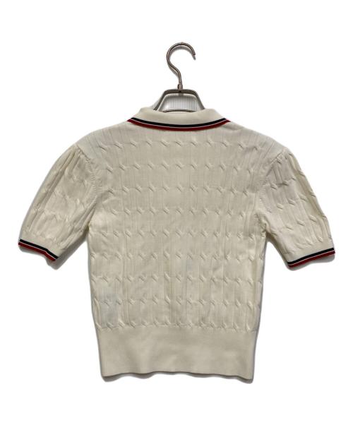 Lily Brown（リリーブラウン）Lily Brown (リリーブラウン) Lily Bearポロニットプルオーバー ホワイト サイズ:FREEの古着・服飾アイテム