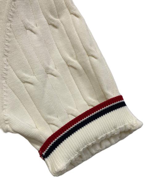 Lily Brown（リリーブラウン）Lily Brown (リリーブラウン) Lily Bearポロニットプルオーバー ホワイト サイズ:FREEの古着・服飾アイテム