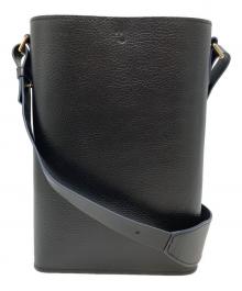 +J（プラスジェイ）の古着「レザーショルダーバッグ」｜ブラック