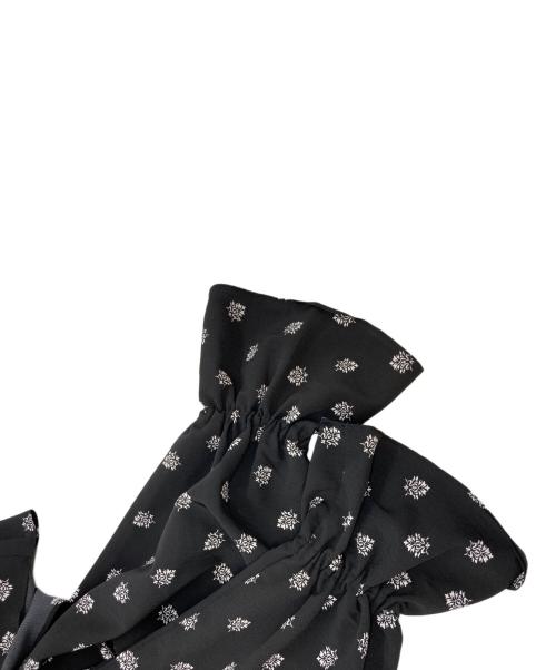 UNFILO（アンフィーロ）UNFILO (アンフィーロ) 花柄シャツワンピース ブラック サイズ:Mの古着・服飾アイテム