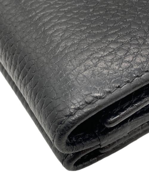 GUCCI（グッチ）GUCCI (グッチ) GGマーモント3つ折り財布 ブラック サイズ:表記なしの古着・服飾アイテム