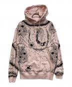 GIVENCHYジバンシィ）の古着「graphic-print long-sleeve hoodie」｜ピンク