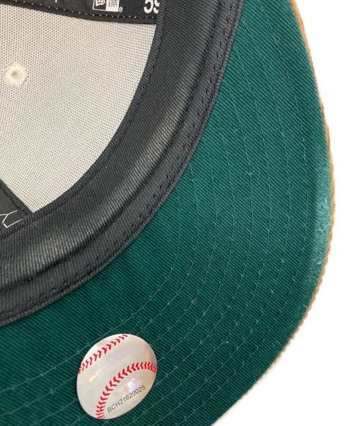 New Era（ニューエラ）New Era (ニューエラ) キャップ ベージュ サイズ:7 1/4の古着・服飾アイテム