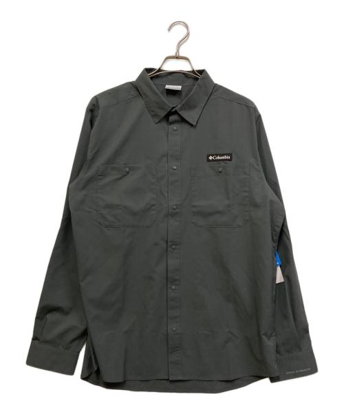 Columbia（コロンビア）Columbia (コロンビア) グレイシャルビスタロングスリーブシャツ グレー サイズ:Lの古着・服飾アイテム