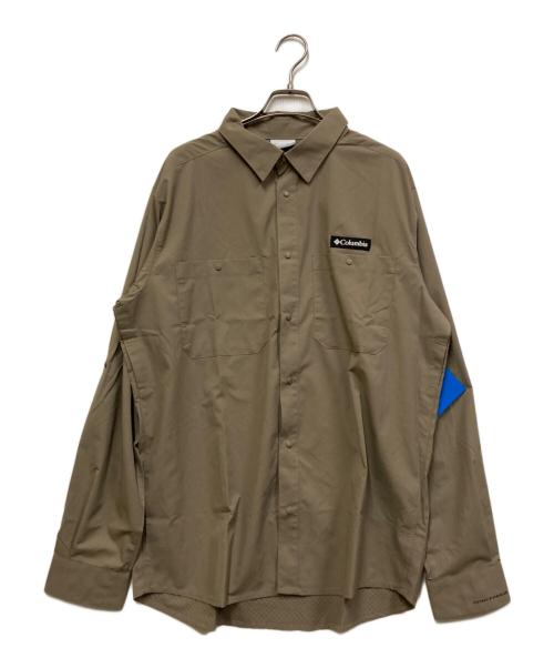Columbia（コロンビア）Columbia (コロンビア) グレイシャルビスタロングスリーブシャツ オリーブ サイズ:Lの古着・服飾アイテム