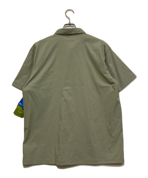 Columbia（コロンビア）Columbia (コロンビア) ランドローマーリップストップショートスリーブシャツII グリーン サイズ:Lの古着・服飾アイテム