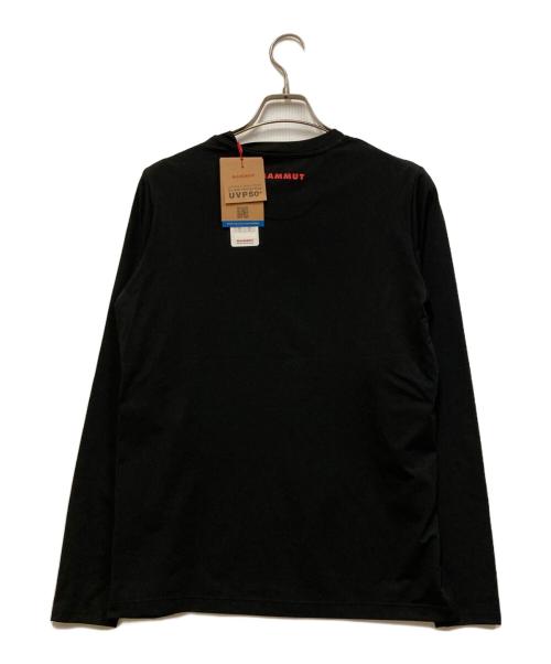 MAMMUT（マムート）MAMMUT (マムート) ロゴ プリント ロングスリーブ Tシャツ アジアンフィット ブラック サイズ:Sの古着・服飾アイテム