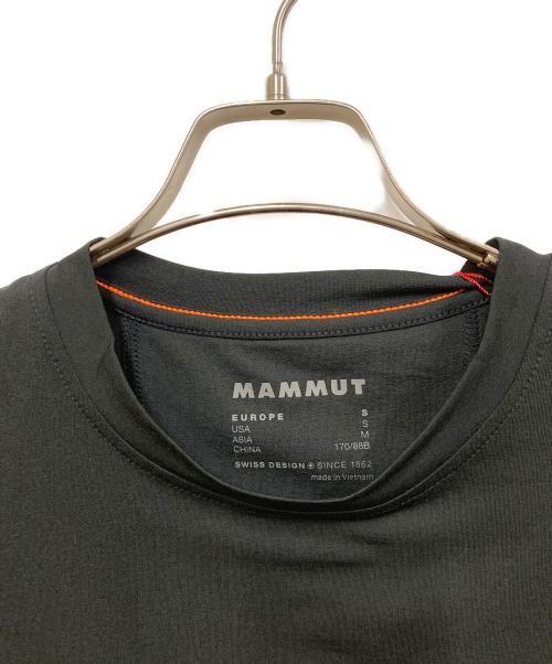 MAMMUT（マムート）MAMMUT (マムート) ロゴ プリント ロングスリーブ Tシャツ アジアンフィット ブラック サイズ:Sの古着・服飾アイテム