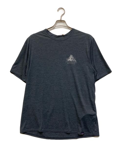 Patagonia（パタゴニア）Patagonia (パタゴニア) キャプリーン クールデイリーグラフィックTシャツ グレー サイズ:Lの古着・服飾アイテム