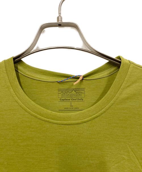 Patagonia（パタゴニア）Patagonia (パタゴニア) ロングスリーブ・キャプリーン・クール・デイリー・グラフィック・シャツ グリーン サイズ:Lの古着・服飾アイテム