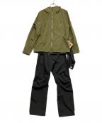 MAMMUTマムート）の古着「CLIMATE RainSuit AF Men」｜グリーン