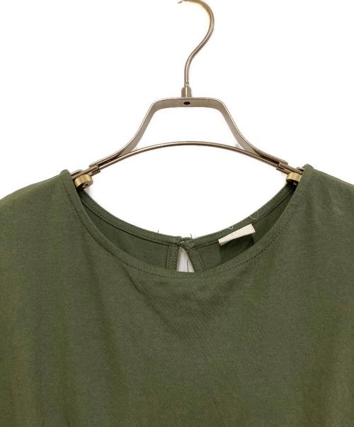 URBAN RESEARCH DOORS（アーバンリサーチドアーズ）URBAN RESEARCH DOORS (アーバンリサーチドアーズ) コットンボイルドッキングギャザーワンピース グリーン サイズ:SIZE Mの古着・服飾アイテム