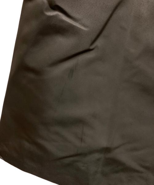 ENFOLD（エンフォルド）ENFOLD (エンフォルド) ナイロンツイル ミックスファブリックコート カーキ サイズ:38の古着・服飾アイテム