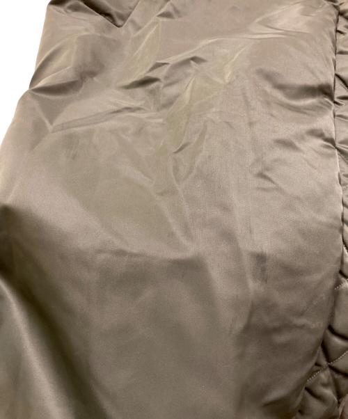 ENFOLD（エンフォルド）ENFOLD (エンフォルド) ナイロンツイル ミックスファブリックコート カーキ サイズ:38の古着・服飾アイテム