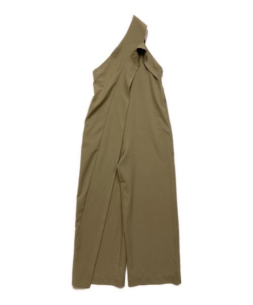 UN3D.（アンスリード）UN3D. (アンスリード) ワンショルダーオールインワン カーキ サイズ:SIZE 38の古着・服飾アイテム