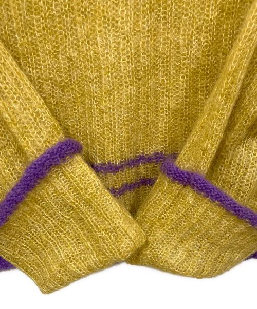 LE CIEL BLEU（ルシェルブルー）LE CIEL BLEU (ルシェルブルー) カラーラインヘムモヘアニット イエロー サイズ:SIZE 36の古着・服飾アイテム