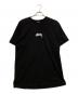 stussy（ステューシー）の古着「プリントTシャツ」｜ブラック