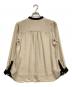 23区 (ニジュウサンク) バイカラーパールボタンブラウス ベージュ サイズ:36：3500円