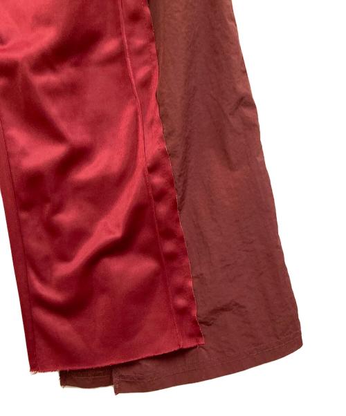 etsinta（エシンタ）etsinta (エシンタ) リメイクトラックジャージパンツ バーガンディー サイズ:Sの古着・服飾アイテム