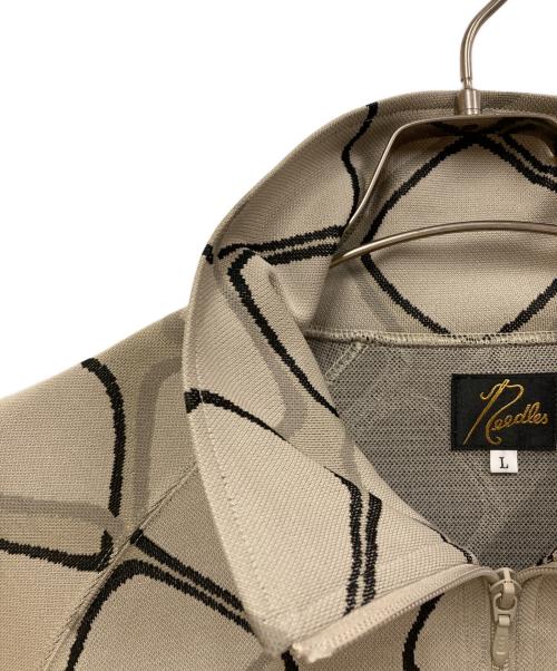 Needles（ニードルズ）Needles (ニードルズ) Track Jacket Poly Jacquard グレー サイズ:Lの古着・服飾アイテム