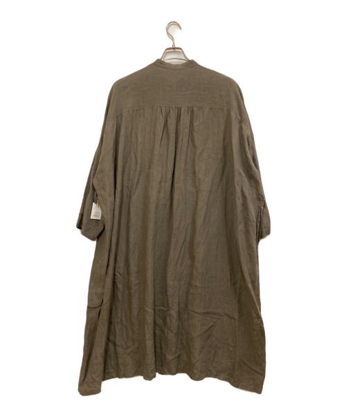 motomi.m（モトミエム）motomi.m (モトミエム) リネンシャツワンピース ブラウン サイズ:表記なしの古着・服飾アイテム