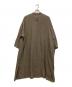 motomi.m（モトミエム）の古着「リネンシャツワンピース」｜ブラウン
