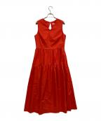 DRESSTERIORドレステリア）の古着「オープンバックワンピース」｜レッド