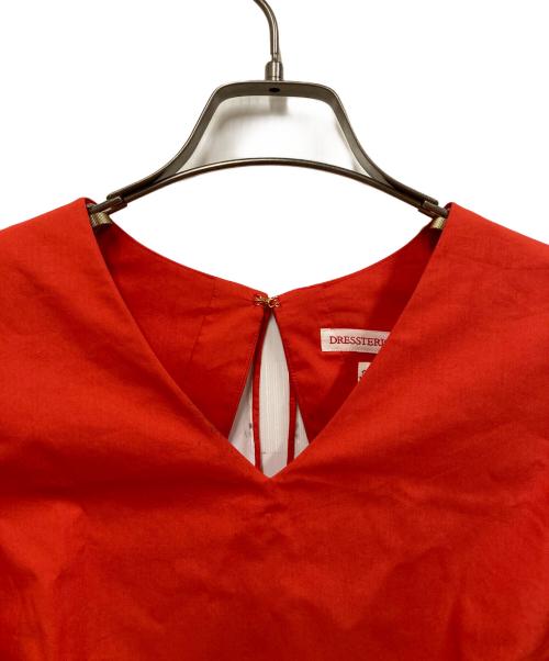 DRESSTERIOR（ドレステリア）DRESSTERIOR (ドレステリア) オープンバックワンピース レッド サイズ:SIZE 38の古着・服飾アイテム