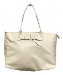 LANVIN en Bleu（ランバンオンブルー）の古着「トートバッグ」｜ホワイト