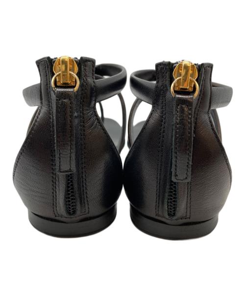 VICINI（ヴィッチーニ）VICINI (ヴィッチーニ) STRAP SANDAL ブラック サイズ:SIZE 37の古着・服飾アイテム