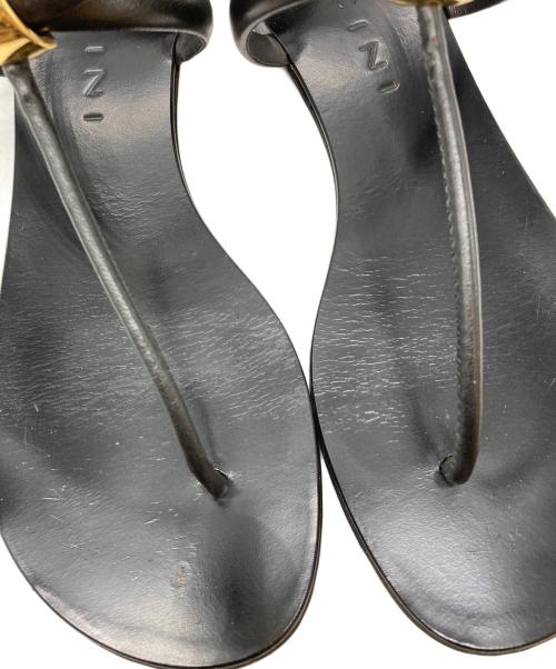 VICINI（ヴィッチーニ）VICINI (ヴィッチーニ) STRAP SANDAL ブラック サイズ:SIZE 37の古着・服飾アイテム