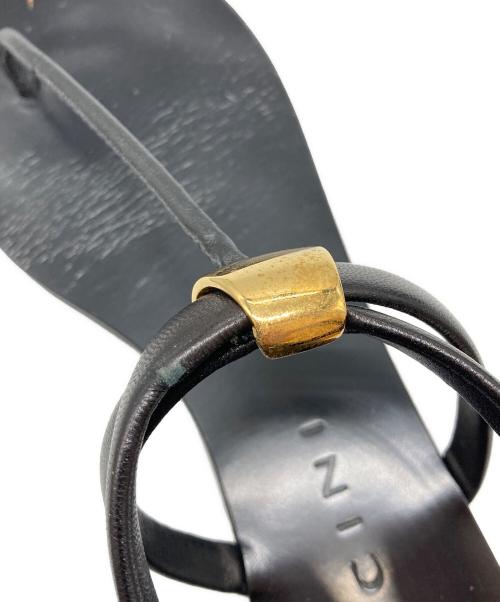 VICINI（ヴィッチーニ）VICINI (ヴィッチーニ) STRAP SANDAL ブラック サイズ:SIZE 37の古着・服飾アイテム